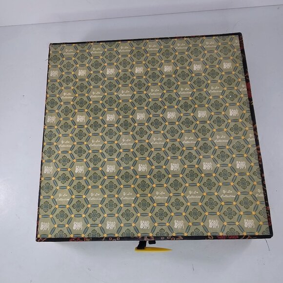 Yi Lin Arts & Treasures Ceramic Tile Coasters Flowers Of The Seasons Brocade Box - Picture 8 of 8